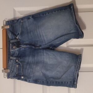 Calvin Klein Shorts Womens Size 25 Blue Jean Shorts Bermuda Vtg